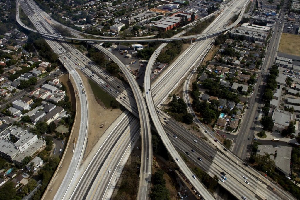 The major highways in the United States 