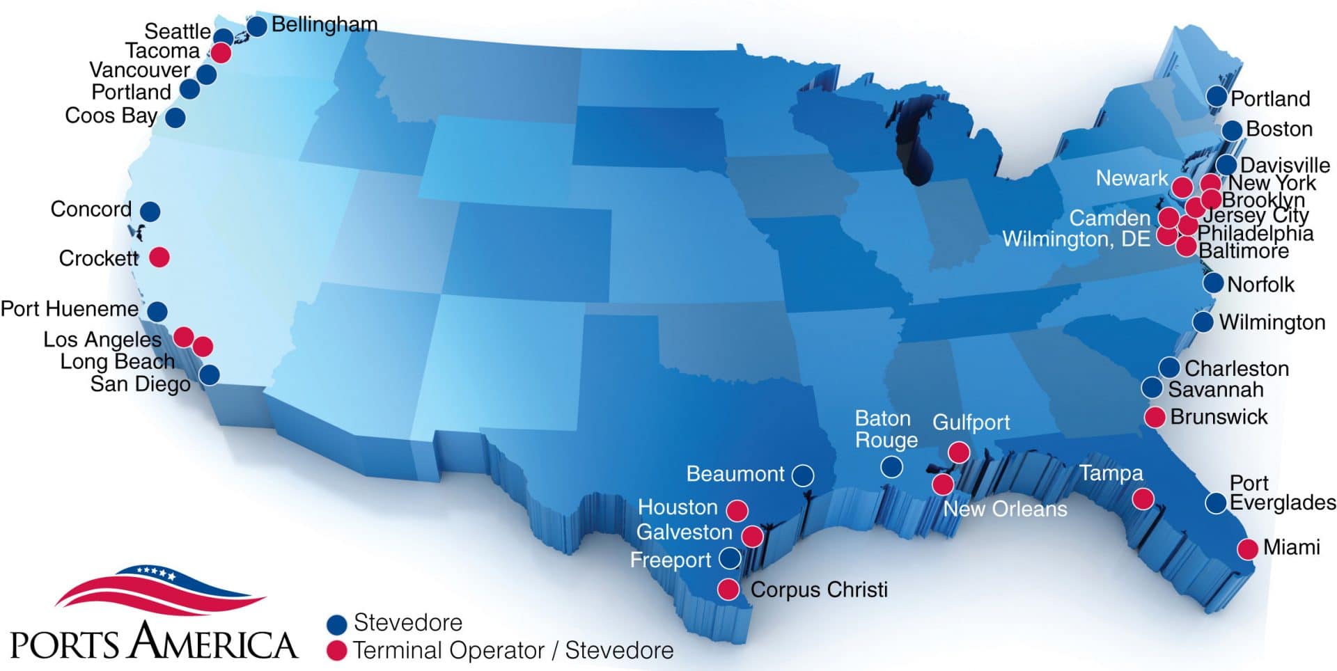 US seaports