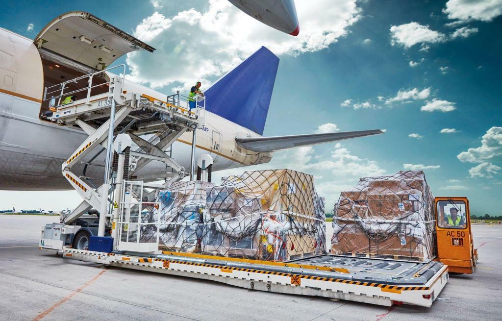 Air cargo shipments from the United States